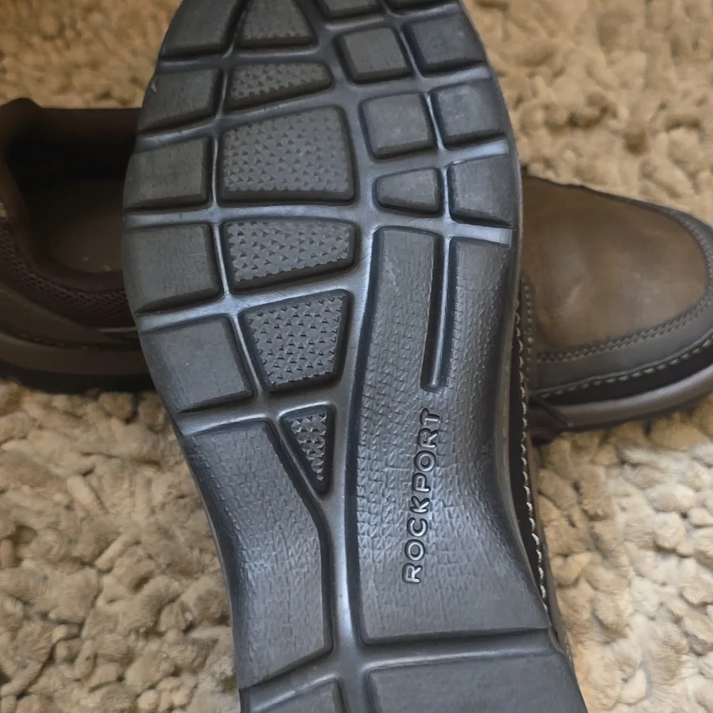 Rockport Men's Mudguard Blucher Lace‎ Up Oxford Brown Size 11 Style V82623